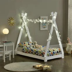 Cama Infantil Onejda - Estructura Tipi De Madera Pino - 140 X 70cm - Blanco Mate [en.casa] -Conforama Tienda de ventas 002b2d2afd6f462c74b5738a0399975f80f0fe66 6d027f7503224cef9b2d9c54565f0fbd