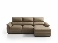 BENSON 2 CHAISE LONGUE CON CAMA CAMEL DERECHO