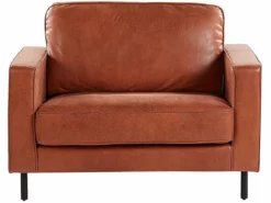 Sillón De Piel Sintética Marrón Dorado/negro SAVALEN -Conforama Tienda de ventas 006f839c643d8da593edd43a646e214f9d7d175b c9717262b1054eda98d537778b777a70