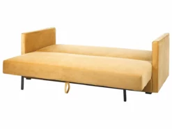 Sofá Cama 3 Plazas De Terciopelo Amarillo Mostaza EKSJO -Conforama Tienda de ventas 008241e1fe24a5f7d53ac2e168927ac08c23849d ba54fd9550aa4c5caab9c999f3d0e470