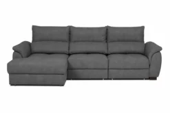 BENSON Chaise Longue Con Cama Antracita