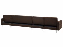 Sofá XXL En Piel Sintética Marrón Con Reposapiés ABERDEEN -Conforama Tienda de ventas 017a8734697513cf16158d2b593602f680dfa74d 515bba404c6c4ec59e024c8a50933172