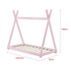 Cama Infantil Onejda Con Somier - Estructura Tipi De Madera Pino - 70 X 140 Cm - Rosa [en.casa] -Conforama Tienda de ventas 01ea24d7b0ecf1fd5a6521f5aae09f048065c371 c5477ed31e3045a2b3e1b5e779adbd31
