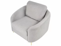Sillón De Poliéster Gris Claro/dorado TROSA 19 Sillón De Poliéster Gris Claro/dorado TROSA -Conforama Tienda de ventas 023541b812224fc0b11a9cca146227dbb912283b 1f73948eedbc48c785fd8684dd564c83