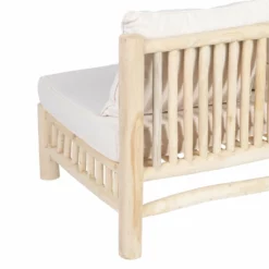 Sofá De 2 Plazas AKAR 131 X 80 X 77,5 Cm Madera De Teca -Conforama Tienda de ventas 03e392afc95dc78ee6b192ce66697a63f938bf17 ae2de5de519142589ca956109f777f58