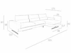 Sofá Chaise Longue (R) Tapizado En Piel De Origen Vacuno Con Respaldos Basculantes. Asiento Laterial Con Reposapiés De Mecanismo Eléctrico De Relax. Estructura Interior De Madera De Pino Natural Y Patas De Acero Macizo Inoxidable Color Negro. -Conforama Tienda de ventas 03eed331486f0fd2d45db4c0fecd47f66520a6fe 6b8b11cd18e34faf9e38ab7f493fd4e8