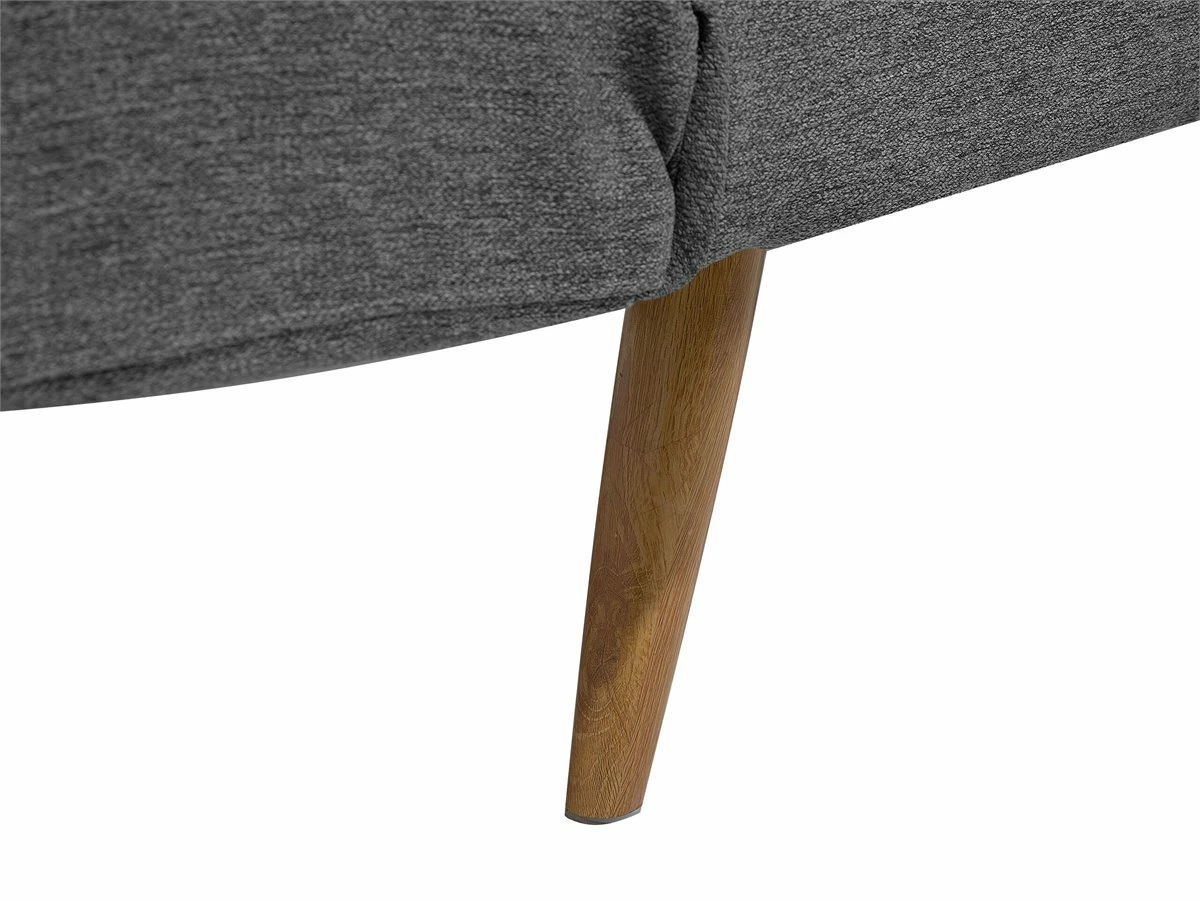 Sofá Cama 3 Plazas Tapizado Gris Oscuro INGARO 9 Sofá Cama 3 Plazas Tapizado Gris Oscuro INGARO - Imagen 9