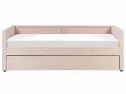 Cama Con Somier De Pana Beige/rosa Salmón 90 X 200 Cm MIMIZAN -Conforama Tienda de ventas 042d01f8a9e5d5ef32e324590cb0d5c9618b1815 58fcd1ed842b4a1ebea957d38a6a9eb6