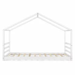 Cama Para Niños Vardø Con Somier - Forma De Casa - Pino 200 X 90 Cm - Blanco Mate [en.casa] -Conforama Tienda de ventas 04b3e743d99a767ff01fa38926882d564b967b64 244e49281b704791a08cca4d3ba4032c