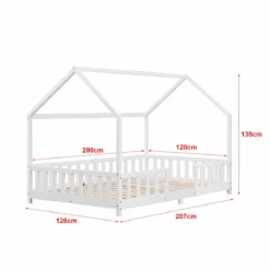 Cama Para Niños Sisimiut Forma De Casa Pino 120x200 Cm Blanco Mate [en.casa] -Conforama Tienda de ventas 04ca295ceda8084393e08a84382c3df475c59203 ba9e4b4b764d426a99b2e0d0a2898a4b