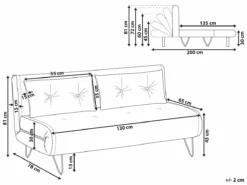 Sofá Cama 2 Plazas De Terciopelo Verde Oscuro VESTFOLD -Conforama Tienda de ventas 0552a49e7ff5fcbe6ae99ee0c24869185ae5b3b6 037b601a9fd643eb9ed1aba81193e485