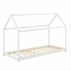 Cama Infantil Netstal De Madera Pino Forma De Casa - 70 X 140 Cm - Blanco [en.casa] -Conforama Tienda de ventas 055aa5c3464c6527849d4c3239691a0f32f36c16 03bb23e9f77a46edbe66b315d36ce74b