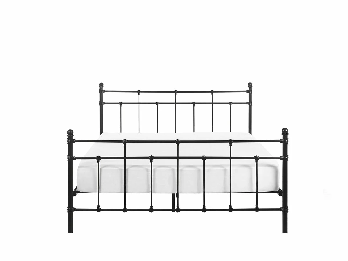 Cama Con Somier De Metal Negro 160 X 200 Cm LYNX 5 Cama Con Somier De Metal Negro 160 X 200 Cm LYNX - Imagen 5