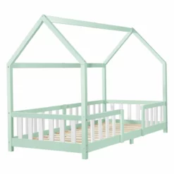 Cama Para Niños Sisimiut Forma De Casa Pino 90x200 Cm Verde Menta Y Blanco Mate [en.casa] -Conforama Tienda de ventas 068142dacfde80e96c0ced990fed58c11e9d120f dfe1c7519c1e4030a46c9235c5f0d054