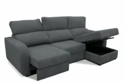 Chaise Longue Convertible En Cama Derecha Tela APRIL - GRIS -Conforama Tienda de ventas 0684c5b9b4417fd61e99289ab7f1bc8d1a95f3b6 390974 03