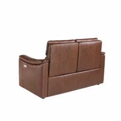 Sofá 2 Plazas Tapizado En Piel De Origen Vacuno Color Marón Cognac Con Mecanismo Eléctricos Relax. Estructura Interna De Madera De Pino Natural. Patas De PVC Color Negro. -Conforama Tienda de ventas 080243e8b27f59fcac884f6e10c3459ecf755663 0a76a1224f254376855327adb3c0b48c
