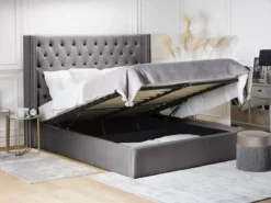 Cama Con Almacenaje De Terciopelo Gris 180 X 200 Cm LUBBON 15 Cama Con Almacenaje De Terciopelo Gris 180 X 200 Cm LUBBON -Conforama Tienda de ventas 0875c2749101217e9244deeaf1b230e7386ccc3a c145202de17f4fd986d03ae15b05b578