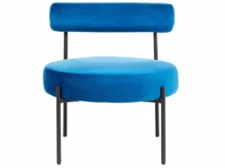 Sillón De Terciopelo Azul Marino/negro ALPHA -Conforama Tienda de ventas 08b5aa9cdd8ac8abfa1a163d5cc69e8ae6c6cebe 8e4a19bb792c4ec99cadf4b9c0483b6f