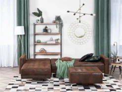 Sofá Cama Esquinero En Piel Sintética Marrón Con Reposapiés Derecho ABERDEEN -Conforama Tienda de ventas 0915c8458da2147072d6c26c0598f1320d77ba29 55d4ae38250b4270bc0cf1cd54c30ade