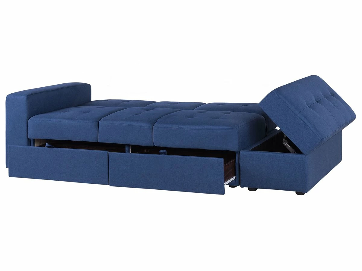 Sofá Cama Azul Oscuro FALSTER 6 Sofá Cama Azul Oscuro FALSTER - Imagen 6