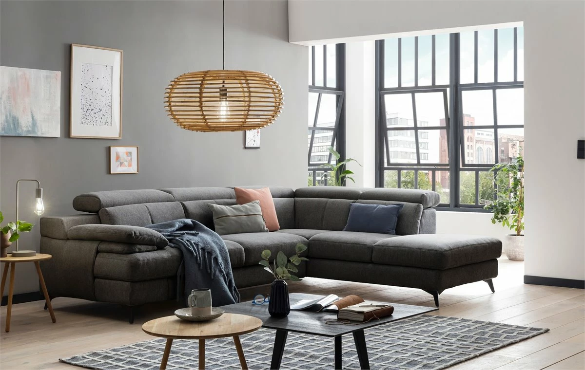 Rinconera Con Cama TITUS Derecha Color Antracita 2 Rinconera Con Cama TITUS Derecha Color Antracita - Imagen 2