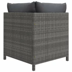 Set De Muebles De Jardín 12 Pzas Y Cojines Ratán Sintético Gris VidaXL -Conforama Tienda de ventas 0dca7c79920746fda266b0dd22509afeee3c7f8f 7d674d2ad4754bf79f5020544d6e01d5