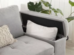 Sofá Cama Esquinero Con Almacenaje Derecho Gris Claro KIRUNA II -Conforama Tienda de ventas 0ee02826a5dbe59625137dbe114070aaafd3c475 dac52d772d704d999d1947b11caf5689