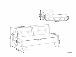Sofá Cama 2 Plazas De Terciopelo Negro/dorado VESTFOLD -Conforama Tienda de ventas 1054d954983e4f6ee3fa29117ae0dbb4206b2f8e ff9212f2b81944b2ba3718a62cd60d6f