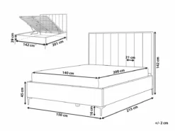 Cama Con Somier De Terciopelo Azul Marino/negro 140 X 200 Cm SEZANNE -Conforama Tienda de ventas 113d1920f7cdae0c64c6b816bae2d0b8f6cd97ef 24cccbf78b864a7793581ad77923b7d0