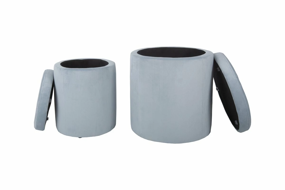 Pouf CAPIT Gris 2 Pouf CAPIT Gris - Imagen 2