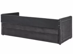 Cama Con Somier De Pana Gris Oscuro 90 X 200 Cm MIMIZAN -Conforama Tienda de ventas 118889d56dfa7bf21e63ae87bdce80c778b6d1d8 f73ef6add4d64b728e872fdfbf5ae4f5