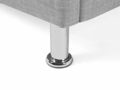 Cama Con Almacenaje De Poliéster Gris Claro/plateado 140 X 200 Cm METZ -Conforama Tienda de ventas 11efc1362fcbe6a17e1d56be33d99353a658a4f2 4bbf276737374966aeab55eb051cd77c