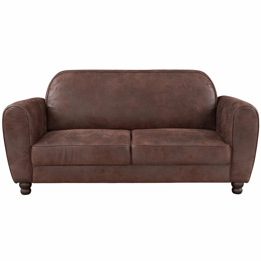 Sofá 2 Plazas CLAMM Color Marrón 1 Sofá 2 Plazas CLAMM Color Marrón