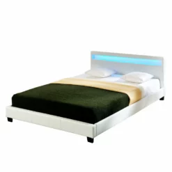 Corium Cama Doble Paristapizada En Piel Sintética - Con LED - (blanco) 160x200cm 6 Corium Cama Doble Paristapizada En Piel Sintética - Con LED - (blanco) 160x200cm -Conforama Tienda de ventas 13477e1dbd784db3902521ceded4a8858e4e7406 f57cf9fbbfb943769ba5c38401cebab2