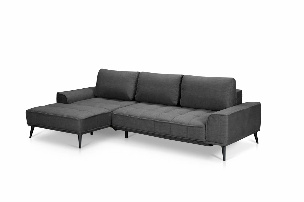 Chaise Longue GOMERA Izquierda Color Gris Oscuro 1 Chaise Longue GOMERA Izquierda Color Gris Oscuro