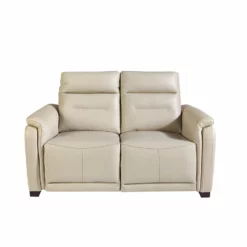 Sofá 2 Plazas Tapizado En Piel De Origen Vacuno Color Gris Taupe Con Mecanismos Eléctricos De Relax. Patas De PVC Efecto Wengué. -Conforama Tienda de ventas 140fc0cdeb49dee2dd1b2cd478e6a32264c5a166 9444e951b33b46978e1d390dd6e5aa1c