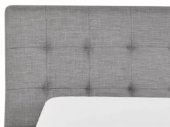 Cama Con Somier De Poliéster Gris/plateado 160 X 200 Cm LILLE -Conforama Tienda de ventas 14f78eeca6887234156accbd8025bd34544365d5 50407f3404e04c7d8d3d682f2353e584