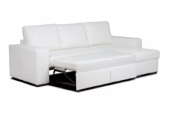 Chaise Longue Reversible De Piel Sintética Con Cama HARRY Blanco -Conforama Tienda de ventas 14fc35867bc738404e8567548c2d44cf6073af9f 369866 03