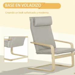 HOMCOM Sillón De Salón Con Otomana Tapizado En Tela Butaca Moderna Con Respaldo Alto Reposabrazos Y Almohada Extraíble Para Dormitorio Oficina Carga 120 Kg 67x69x100 Cm Gris -Conforama Tienda de ventas 1560a671839a82e1c645d60fef7d30b482d3a80b c629ef168dbe422a9dcfe21a151c8795