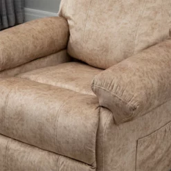 HOMCOM Sillón Relax Reclinable Manual Tapizado En Terciopelo Acolchado Con Reposapiés Retráctil Y Bolsillos Laterales Para Salón Oficina Dormitorio 96x91x108 Cm Beige -Conforama Tienda de ventas 15bb386ed795056279d44dc7389c420c309c4efe 7b45ce4384e9437e9855efd0d935e1ba