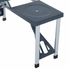 Outsunny Mesa Maleta De Camping Plegable Portátil 4 Asientos Y Agujero Sombrilla Estructura Aluminio Playa Picnic 136x84,5x66 Cm (Gris) -Conforama Tienda de ventas 15da2bbff64149bedfe70327e0deee67099b6a58 3791f9f3a5a74c81b05f50e33fd5aeb3