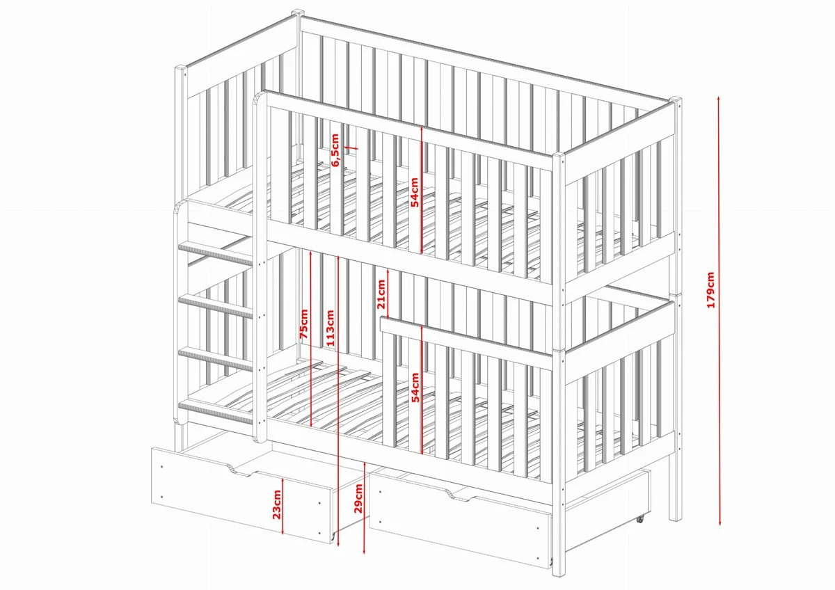Litera Dawid 80x200 Beige 2 Litera Dawid 80x200 Beige - Imagen 2