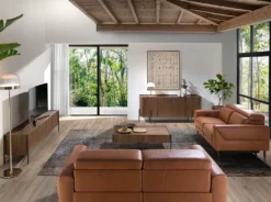 Sofá 2 Plazas Tapizado En Piel De Origen Vacuno.Asientos Con Mecanismos De Relax Eléctricos Y Reposacabezas Articulados Independientes. Estructura Interior De Madera De Pino Natural Y Patas En Madera Maciza Color Nogal. -Conforama Tienda de ventas 17136c780519bc9320b5fc7675e759fe44afe86c d1d47f08f5934cda86bbe2360be47421