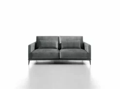 Sofá 2 Plazas LAURY Color Gris Oscuro