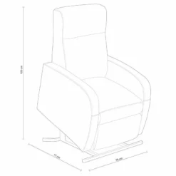 Sillón Relax Trade Lift Bali Gris Oscuro 105x70x77 Cm -Conforama Tienda de ventas 18314f5a74321f1e98328c97ff36e76bf134aa48 172d7fc343d24cb9adeb5339565e3864