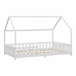 Cama Para Niños Sisimiut Forma De Casa Pino 120x200 Cm Blanco Mate [en.casa] -Conforama Tienda de ventas 18a0e2106e1effd18d3e6013bd57586f3d7e1742 dbf29504762942b3ae902f478053464b