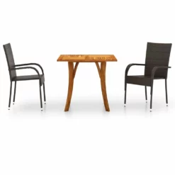 Juego De Comedor Para Jardín 3 Piezas Marrón VidaXL -Conforama Tienda de ventas 19a81e5934665b9f12069e33defc9eecb5b75e8e 365997f68814438c803850d2b73ef3e9