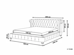 Cama Con Somier De Gamuza Marrón 160 X 200 Cm CAVAILLON -Conforama Tienda de ventas 1a825cebdf66d63bce9a7825e2b2efe78723c36e 70d0014ad33946be95fe96a355250a8e