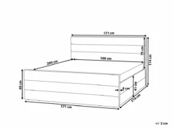 Cama Con Somier De Poliéster Gris Claro 160 X 200 Cm VALBONNE -Conforama Tienda de ventas 1babf0cecf7c996b6d567f047e97ea8b5f706b95 ef814726f06b4f9fa11f0c2c3856f2db