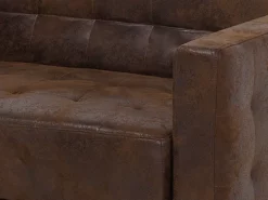 Sofá 3 Plazas De Piel Sintética Marrón Oscuro ABERDEEN 21 Sofá 3 Plazas De Piel Sintética Marrón Oscuro ABERDEEN -Conforama Tienda de ventas 1c5c0b680ada84affea915f8ea7854555d52f4d0 14dfa634d3404797a4c8de80731e5abc